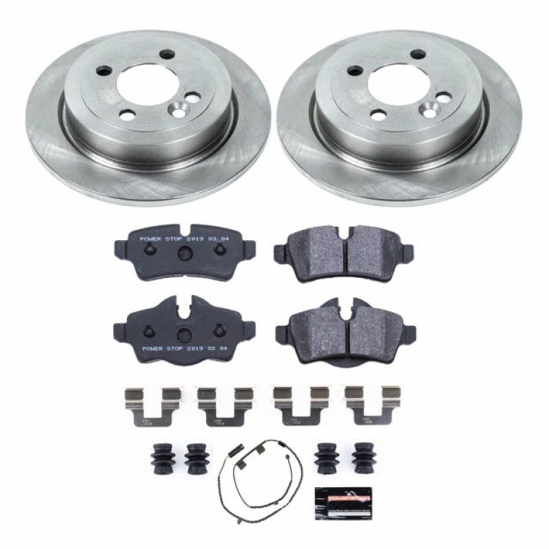PSB Track Day SPEC Kit - Power Stop 07-10 Mini Cooper Rear Track Day SPEC Brake Kit