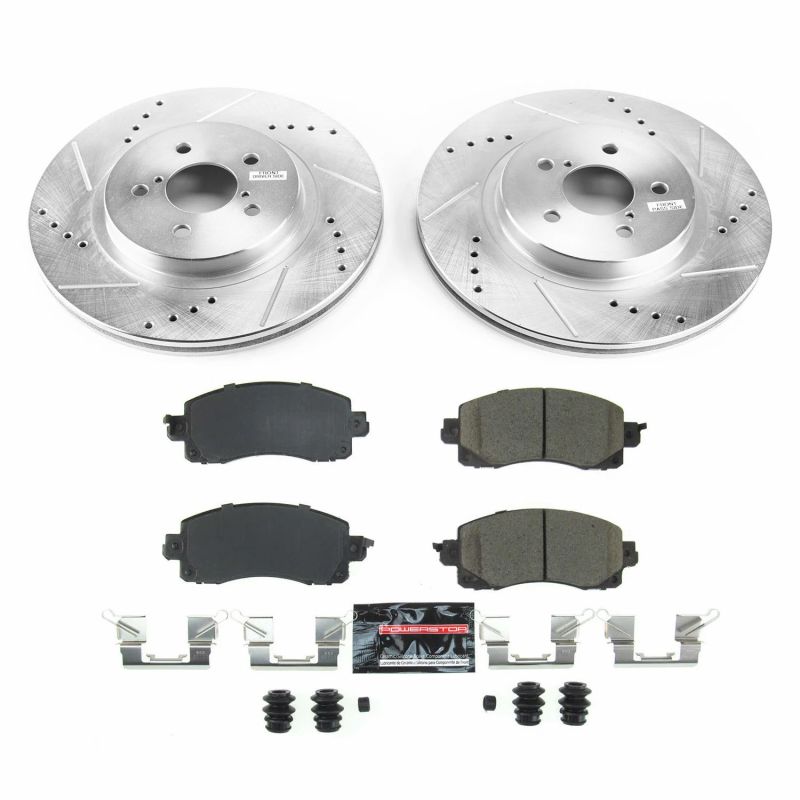 PSB Z23 Evolution Kit - Power Stop 18-19 Subaru Crosstrek Front Z23 Evolution Sport Brake Kit
