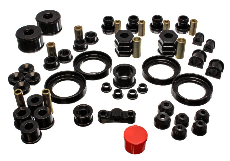 ES Hyper-Flex Sets - Black - Energy Suspension 99-00 Honda Civic Si Black Hyper-Flex Master Bushing Set