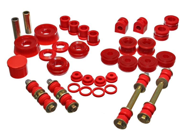 ES Hyper-Flex Sets - Red - Energy Suspension 03-05 Dodge SRT-4 FWD Red Hyper-flex Master Bushing Set