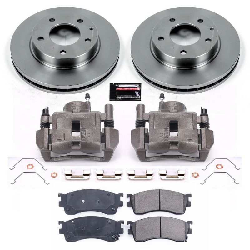 PSB Autospecialty Kit w/Cals - Power Stop 01-03 Mazda Protege Front Autospecialty Brake Kit w/Calipers