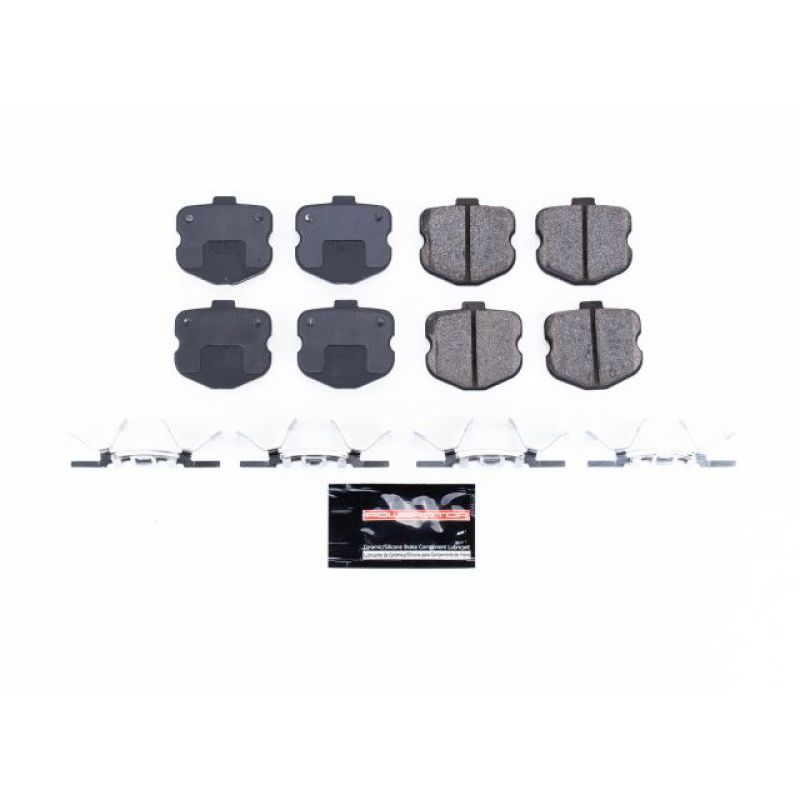 PSB Z23 Evolution Brake Pads - Power Stop 06-13 Chevrolet Corvette Rear Z23 Evolution Sport Brake Pads w/Hardware