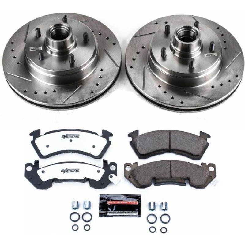 PSB Z26 Street Warrior Kit - Power Stop 91-93 Chevrolet Caprice Front Z26 Street Warrior Brake Kit