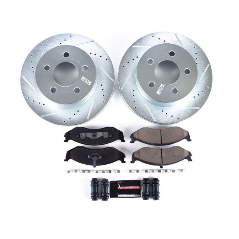 PSB Z23 Evolution Kit - Power Stop 99-01 Jeep Cherokee Front Z23 Evolution Sport Brake Kit