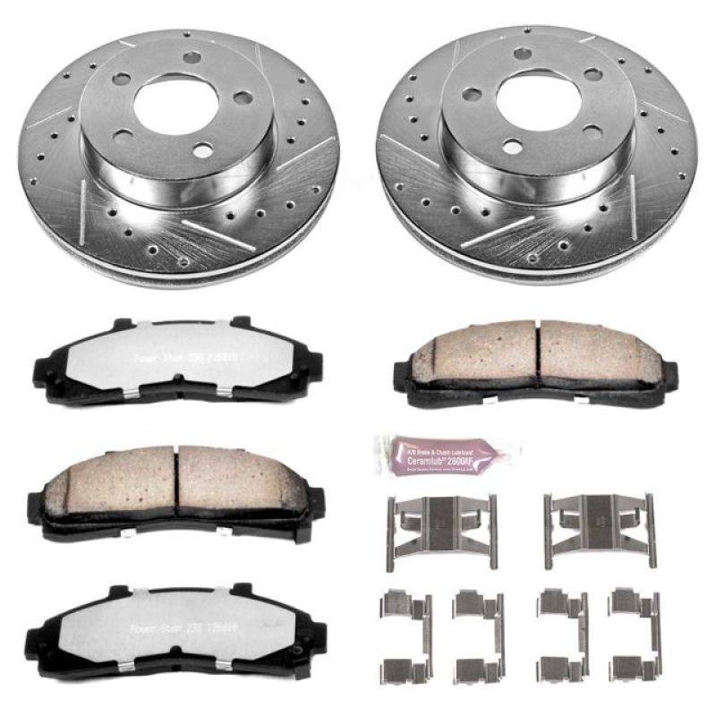 PSB Z36 Truck & Tow Kit - Power Stop 95-01 Ford Explorer Front Z36 Truck & Tow Brake Kit