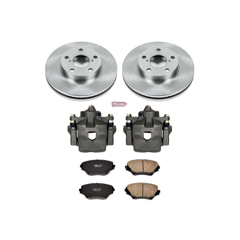 PSB Autospecialty Kit w/Cals - Power Stop 01-05 Toyota RAV4 Front Autospecialty Brake Kit w/Calipers