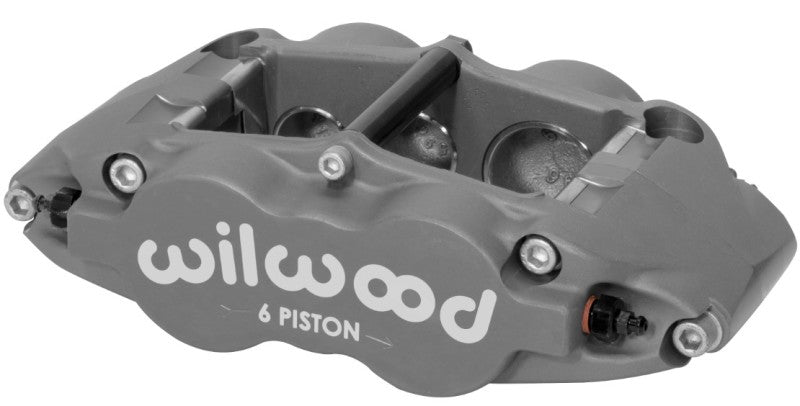 WIL Superlite Caliper - Wilwood Caliper-Forged Superlite 6R-R/H 1.62/1.12/1.12in Pistons 1.25in Disc