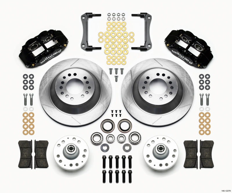 WIL Superlite Brake Kit - Wilwood Narrow Superlite 6R Front Hub & 1PC Rtr Kit 12.88in 70-78 Camaro