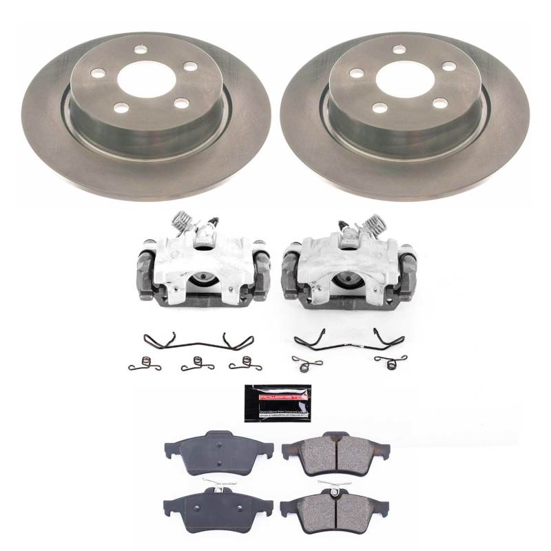 PSB Autospecialty Kit w/Cals - Power Stop 2020 Ford Transit Connect Rear Autospecialty Brake Kit w/Calipers