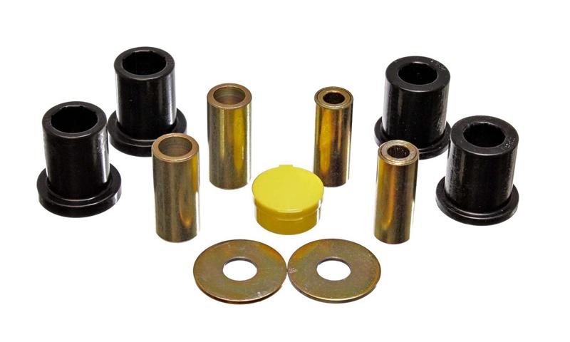 ES Cntrl Arm Bushings - Black - Energy Suspension 97-01 Ford Escort ZX2 Black Front End Control Arm Bushing Set