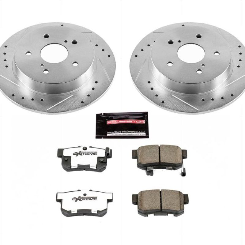 PSB Z26 Street Warrior Kit - Power Stop 07-13 Suzuki SX4 Rear Z26 Street Warrior Brake Kit