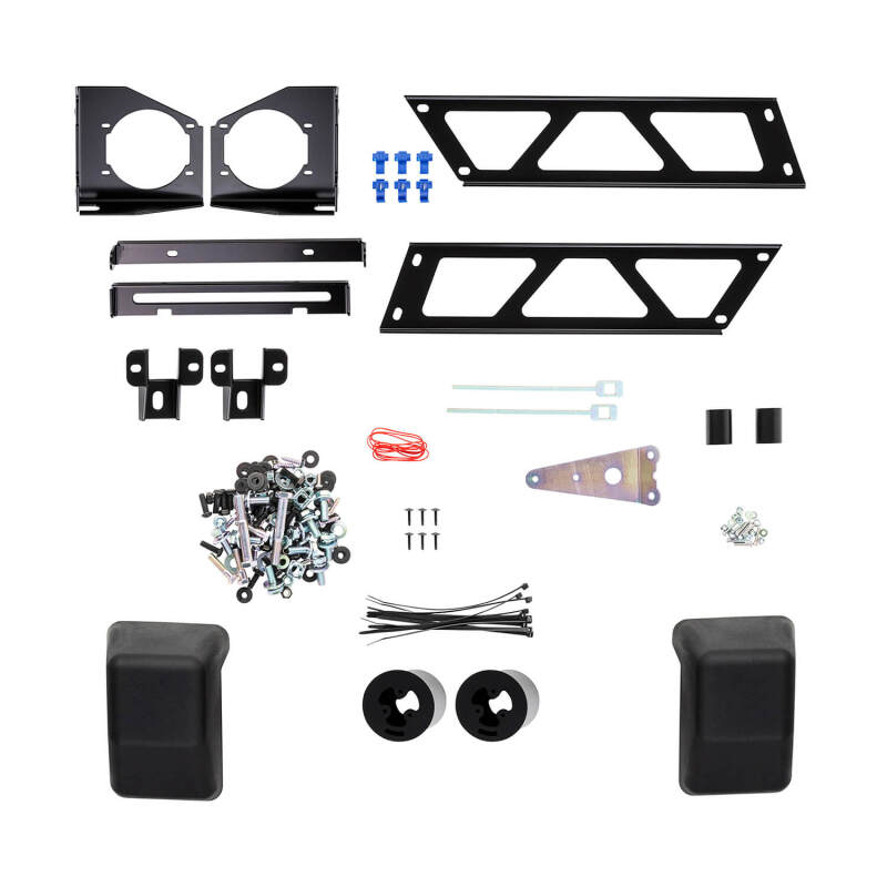 ARB Sahara Bars - ARB Sahara Deluxe Winch Bumper Jk 07On Satin W/Crush Cans