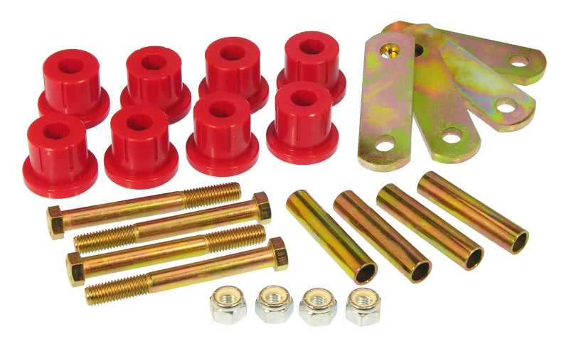 PRO Spring/Shackle Bush- Red - Prothane 62-74 Chevy Camaro/Nova HD Shackle Bushings - Red