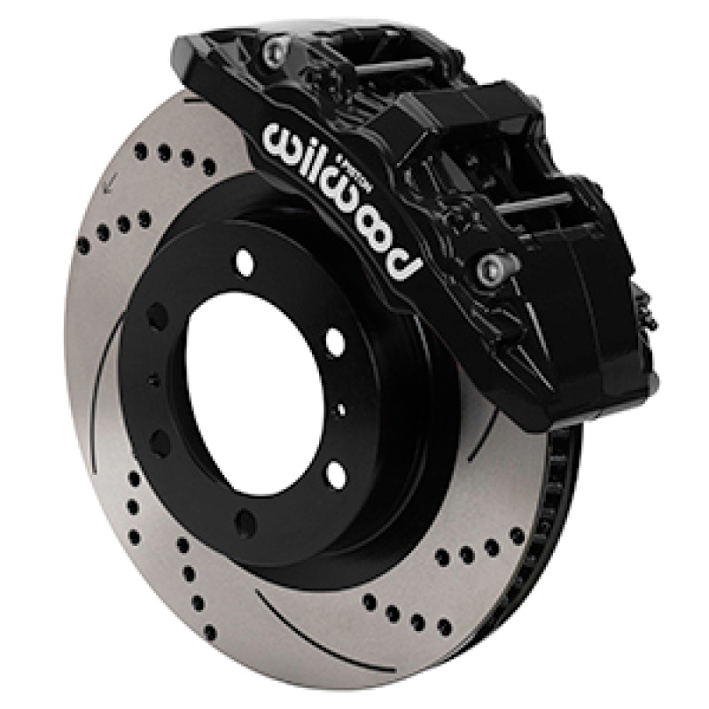 WIL Aero Brake Kit - Wilwood - 15-21 Toyota Tacoma Aero6-DM SRP Front Brake Kit GT Vented 13.31 Rotor W/Lines