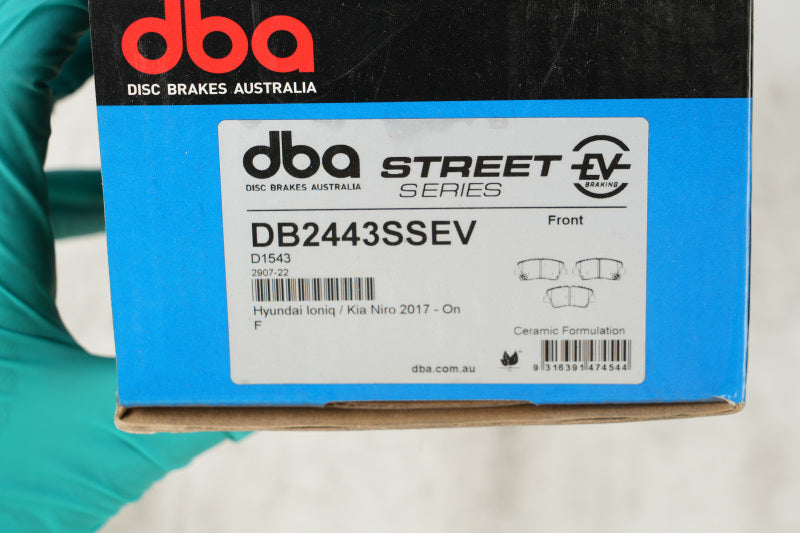 DBA Street Series Brake Pads - DBA 17-20 Hyundai Elantra (w/280mm Front Rotor) 2.0L Front SSEV Street Series Brake Pads