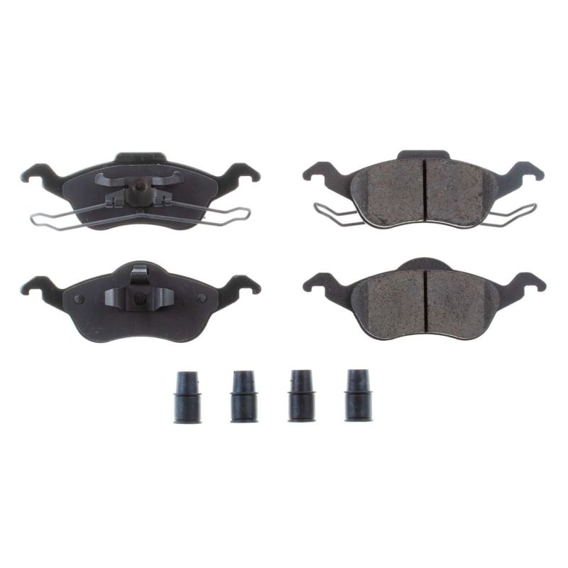 PSB Z17 Evolution Brake Pads - Power Stop 00-04 Ford Focus Front Z17 Evolution Ceramic Brake Pads w/Hardware