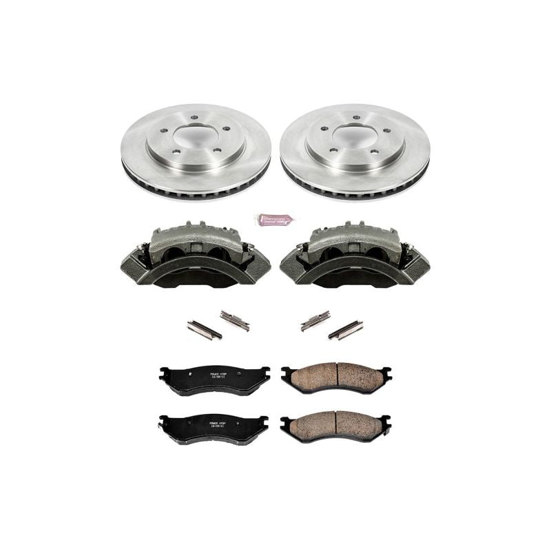 PSB Autospecialty Caliper - Power Stop 98-02 Lincoln Navigator Front Autospecialty Kit w/Cals