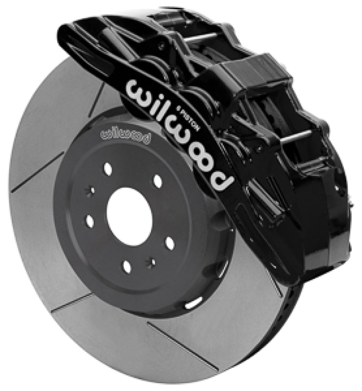WIL SX6R Brake Kit - Wilwood SX6R Big Brake Dynamic Front Brake Kit 15in Slotted Black 2020+ Chevy C8 Corvette