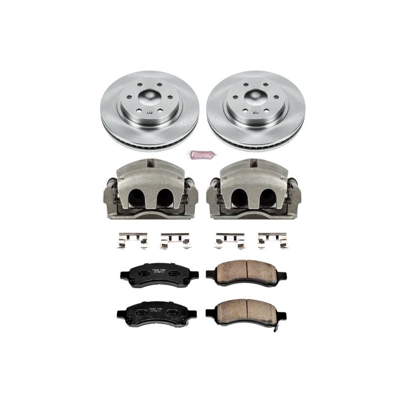 PSB Autospecialty Caliper - Power Stop 07-10 Saturn Outlook Front Autospecialty Kit w/Cals