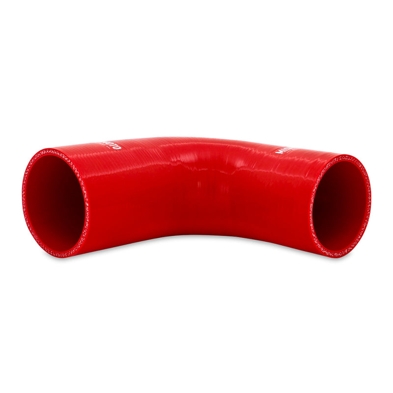 MM Couplers - 90 Deg - Mishimoto Silicone Reducer Coupler 90 Degree 2in to 2.25in - Red