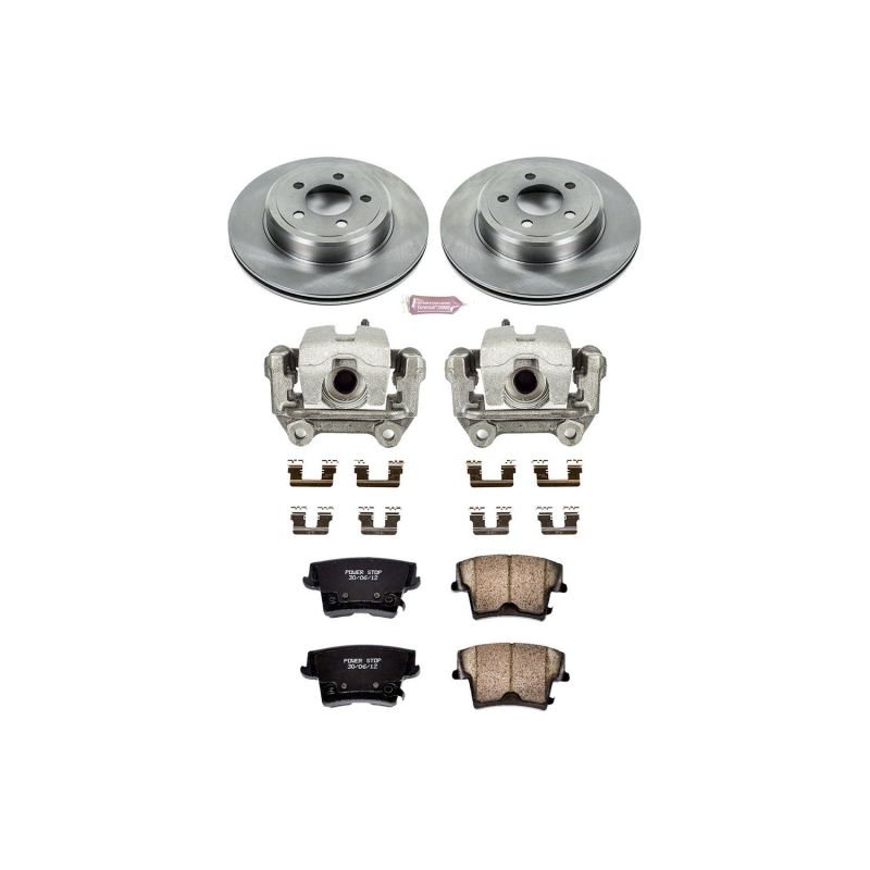 PSB Autospecialty Kit w/Cals - Power Stop 05-19 Chrysler 300 Rear Autospecialty Brake Kit w/Calipers