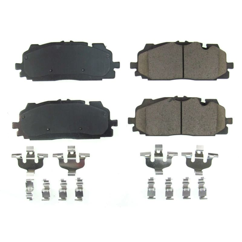 PSB Z17 Evolution Brake Pads - Power Stop 2019 Audi A6 Quattro Front Z17 Evolution Ceramic Brake Pads w/Hardware