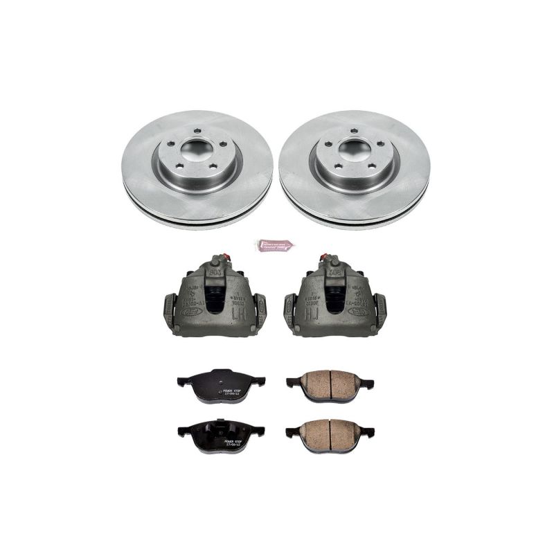 PSB Autospecialty Kit w/Cals - Power Stop 13-17 Ford C-Max Front Autospecialty Brake Kit w/Calipers