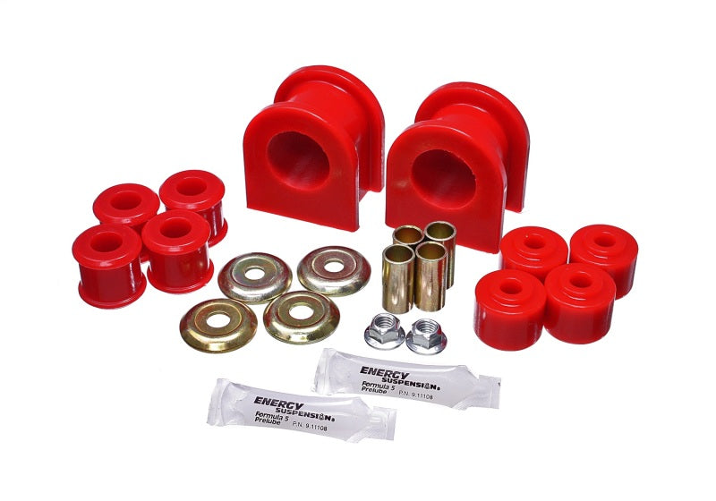 ES Sway Bar Bushings - Red - Energy Suspension 89-11 Ford F53 Motorhome Red 36mm Rear Sway Bar Bushing Set