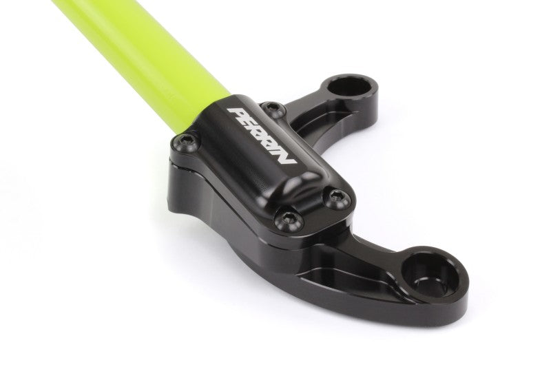 PA Strut Brace - PERRIN 02-07 Subaru WRX/STi/Impreza / 04-08 Forester Front Strut Brace - Neon Yellow