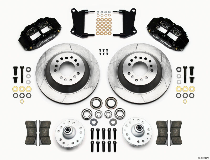 WIL Superlite Brake Kit - Wilwood Narrow Superlite 6R Front Hub & 1PC Rtr Kit 12.88in 67-69 Camaro 64-72 Nova Chevelle