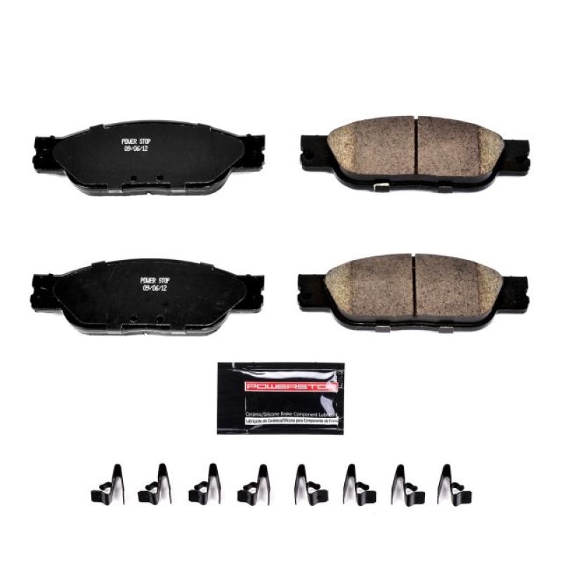 PSB Z23 Evolution Brake Pads - Power Stop 03-05 Jaguar S-Type Front Z23 Evolution Sport Brake Pads w/Hardware