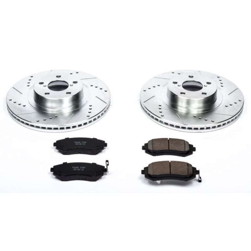 PSB Z23 Evolution Kit - Power Stop 04-06 Subaru Baja Front Z23 Evolution Sport Brake Kit