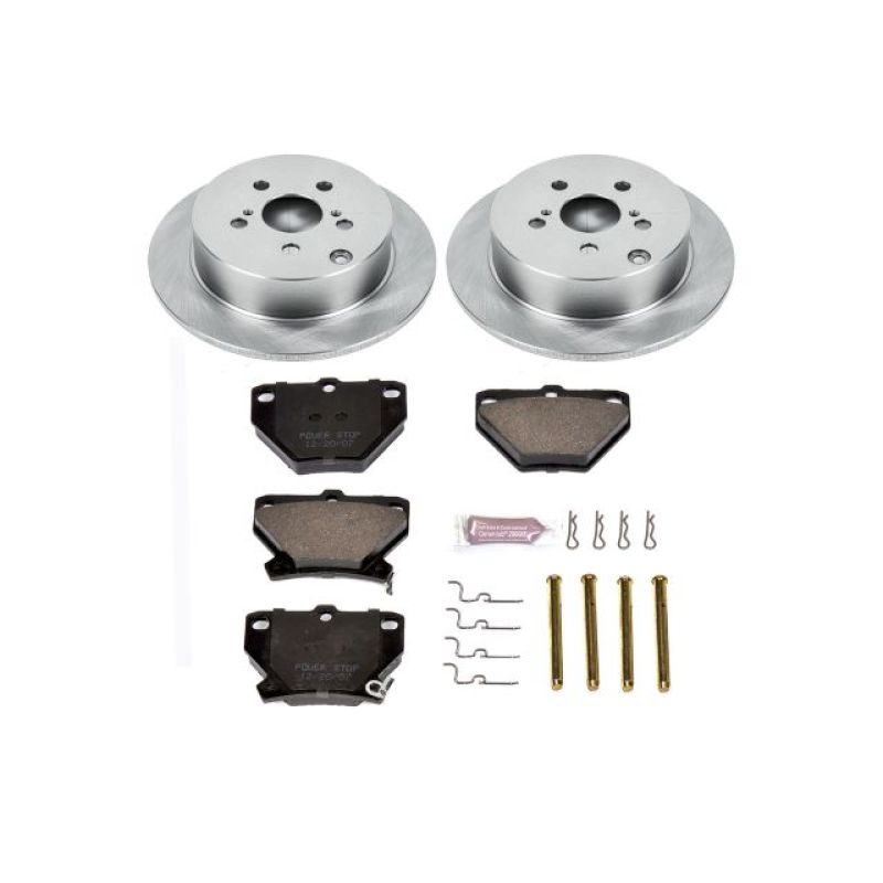 PSB Autospecialty Kit - Power Stop 03-06 Pontiac Vibe Rear Autospecialty Brake Kit
