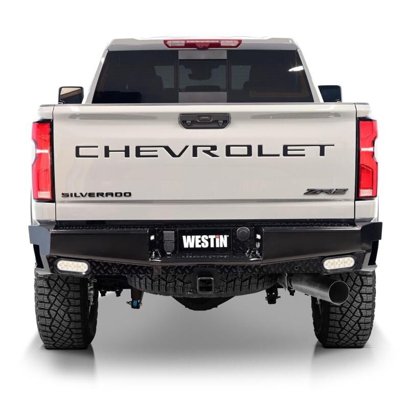 WES HDX Rear Bumpers - Westin 19-20 Chevy Silverado 1500 HDX Bandit Rear Bumper - Black