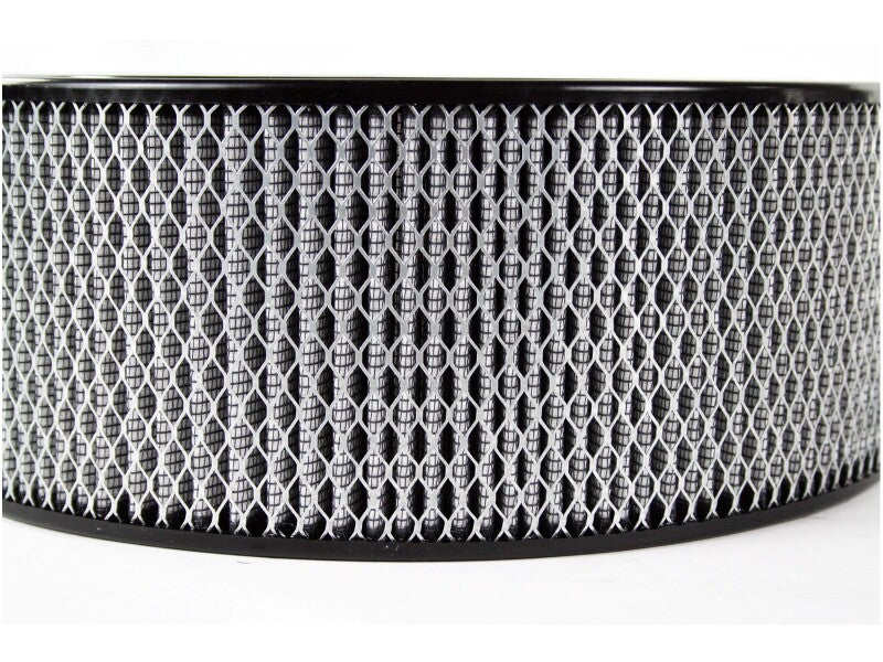 AFE Universal Pro Dry S Filter - aFe MagnumFLOW Air Filters Round Racing PDS A/F RR PDS 14OD x 11ID x 5H IN with E/M