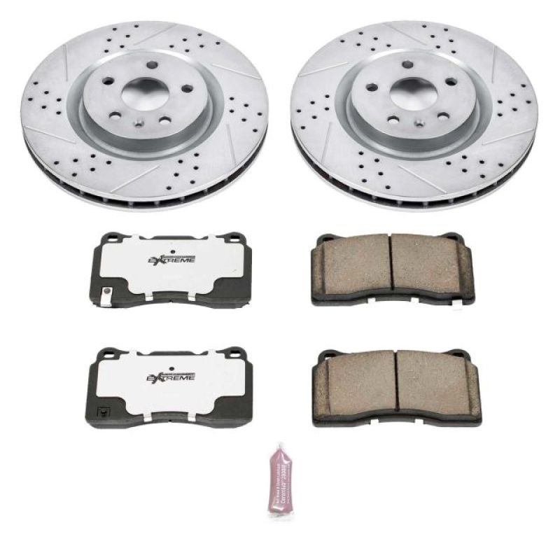 PSB Z26 Street Warrior Kit - Power Stop 12-13 Buick Regal Front Z26 Street Warrior Brake Kit