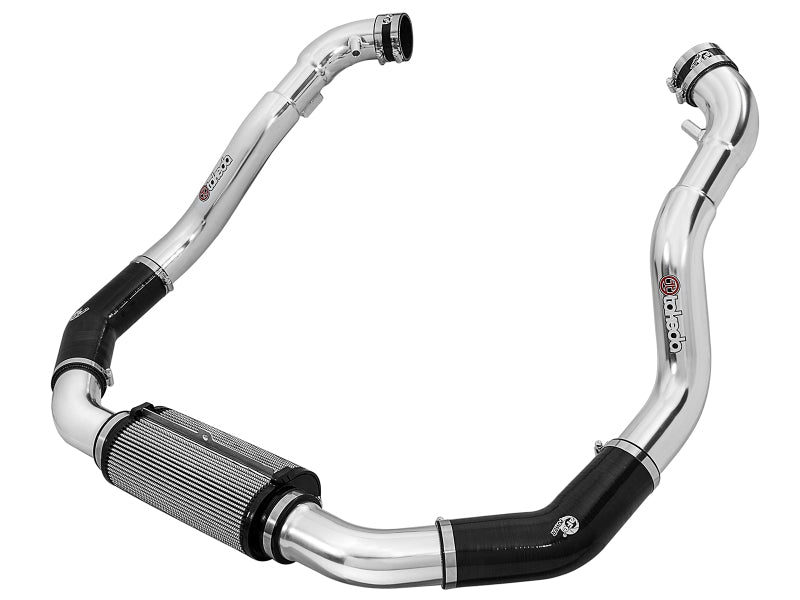 AFE Takeda Stage-2 Cold Air Intakes - aFe Takeda Intake Stage-2 Polished Pro DRY S 09-17 Nissan 370Z V6 3.7L