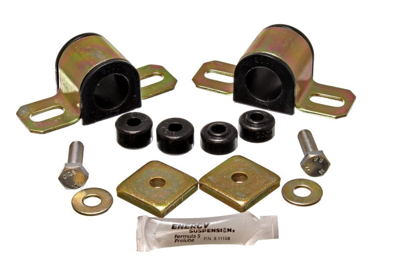 ES Sway Bar Bushings - Black - Energy Suspension 95-98 Nissan 240SX (S14) Black 27mm Front Sway Bar Frame Bushings (Sway bar end li