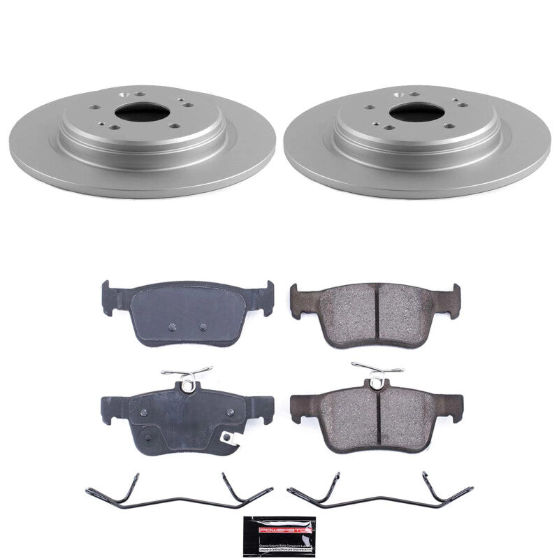 PSB Z17 Evolution Coated Kit - Power Stop 19-24 Acura RDX Rear Z17 Coated Brake Kit