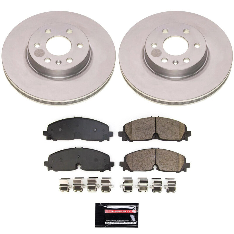 PSB Z17 Evolution Coated Kit - Power Stop 21-22 Chevrolet Colorado Front Z17 Coated Brake Kit