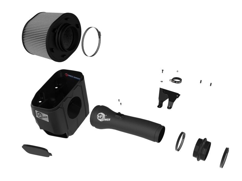 AFE Track Series Intake - aFe 2025+ Dodge Ram 1500 RHO Track Series Carbon Fiber Cold Air Intake System w/ Pro Dry S