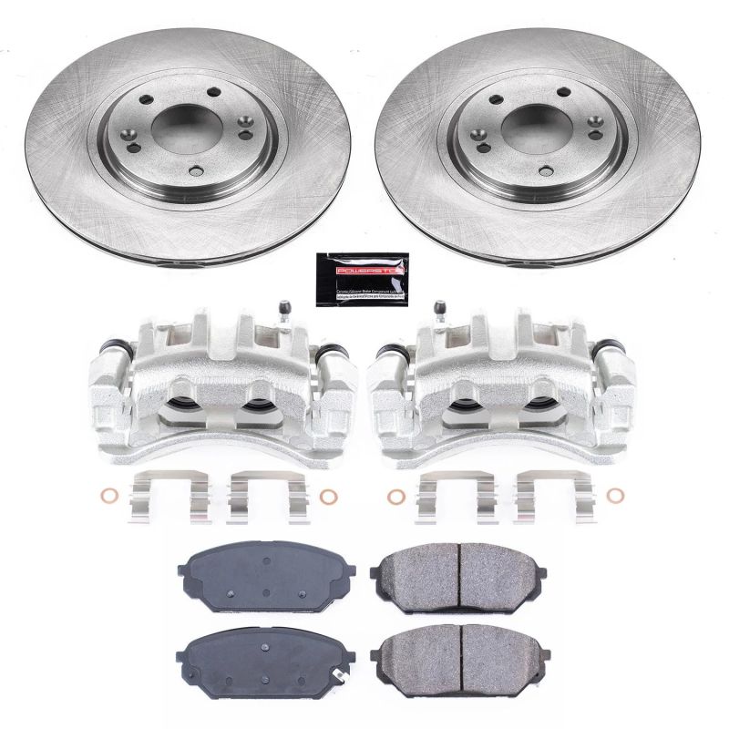 PSB Autospecialty Caliper - Power Stop 07-12 Hyundai Veracruz Front Autospecialty Kit w/Cals