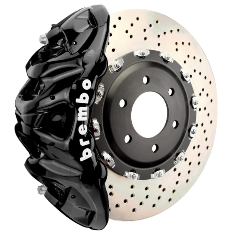 BRB Big Brake Kits - Brembo 25+ BMW X3 M50 xDrive (G45) Front GT BBK 8 Piston Cast 412x38 2pc Rotor Drilled - Black
