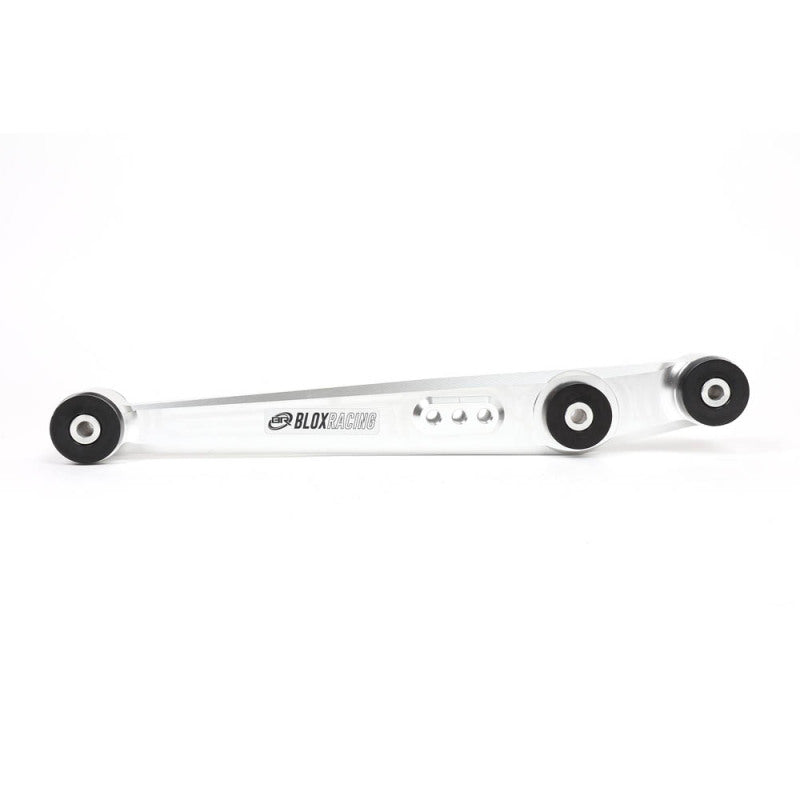 BX Lower Control Arms - BLOX Racing V2 Billet Rear Lower Control Arms Poly Bushings 96-00 Honda Civic - Raw