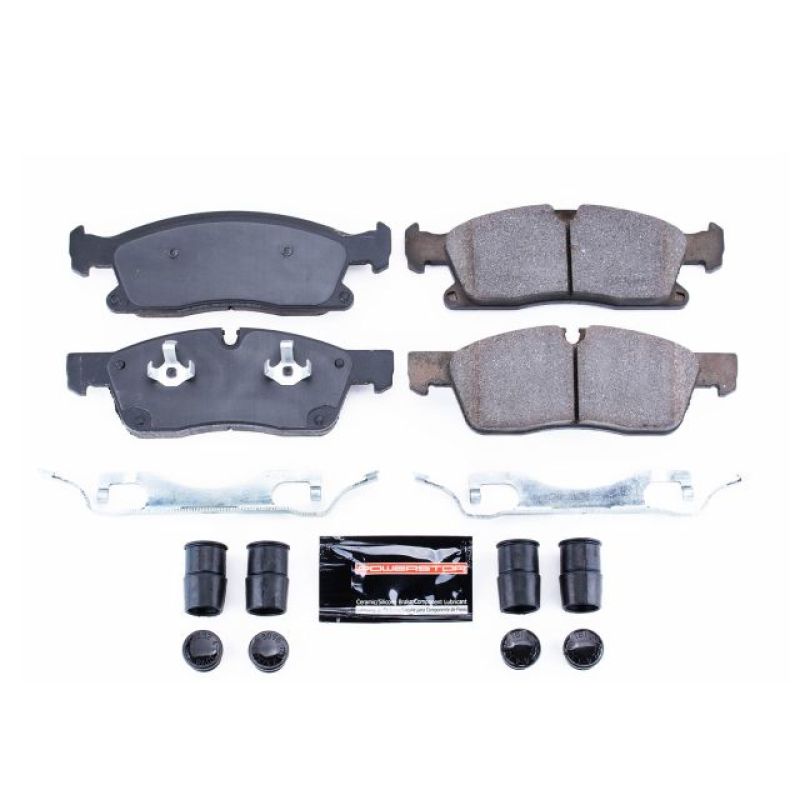 PSB Z23 Evolution Brake Pads - Power Stop 13-16 Dodge Durango Front Z23 Evolution Sport Brake Pads w/Hardware