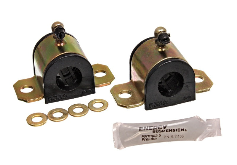 ES Sway Bar Bushings - Black - Energy Suspension 03-06 Toyota Corolla/Matrix Black 24mm Front Sway Bar Bushing Set (Greaseable Fram