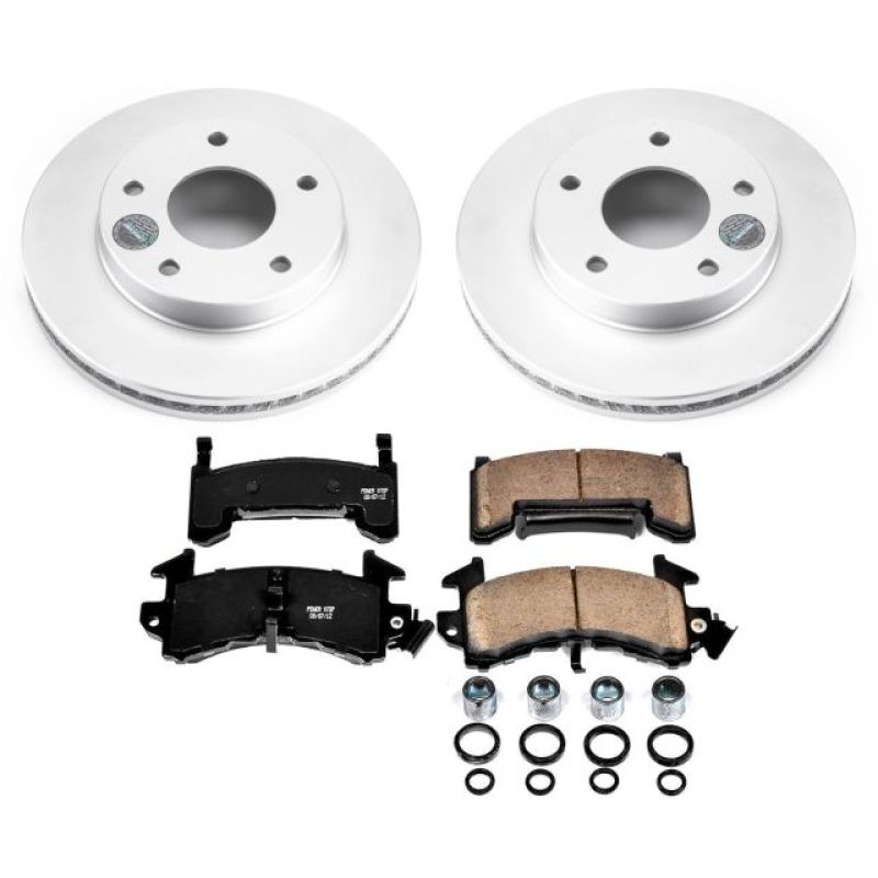 PSB Z17 Evolution Coated Kit - Power Stop 79-85 Buick Riviera Front or Rear Z17 Evolution Geomet Coated Brake Kit