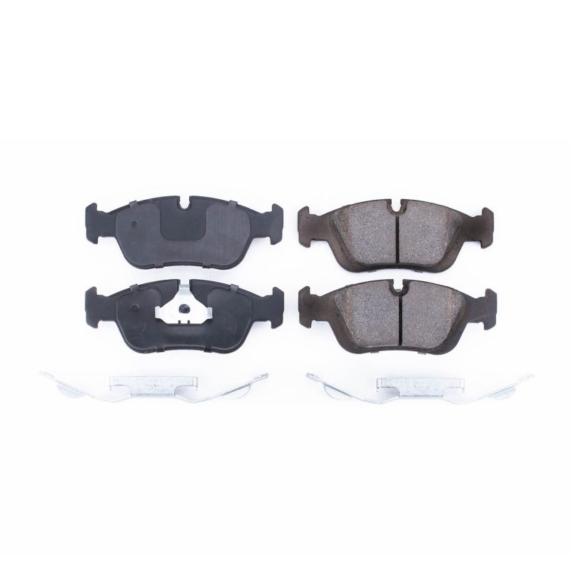 PSB Z17 Evolution Brake Pads - Power Stop 91-98 BMW 318i Front Z17 Evolution Ceramic Brake Pads w/Hardware
