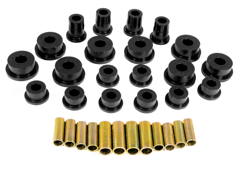PRO Control Arm Bushings - Blk - Prothane 88 Pontiac Fiero Rear Trailing Arm Bushings - Black