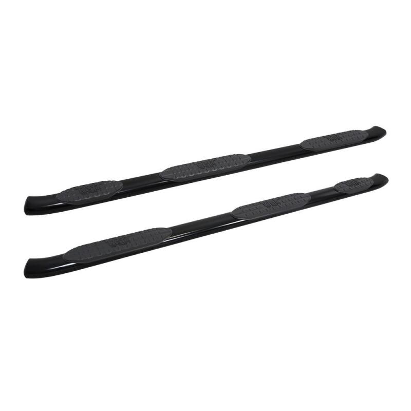 WES Nerf Bars - PRO TRAXX 5 - Westin 2019 Chevrolet Silverado/Sierra 1500 CC (5.5ft) PRO TRAXX 5 WTW Oval Nerf Step Bars - Black